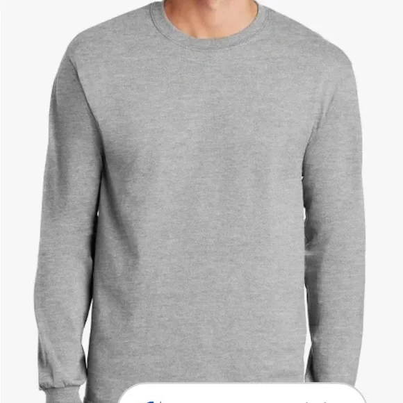 New Men’s Long Sleeve Tshirts by Gilden, Size 2XL, 4 total - Picture 2 of 7